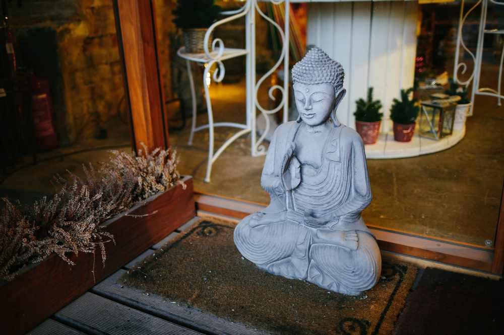 Meditation myth - don't move. Sit still like a Buddha statue. Image by Anthony Fomin, Unsplash